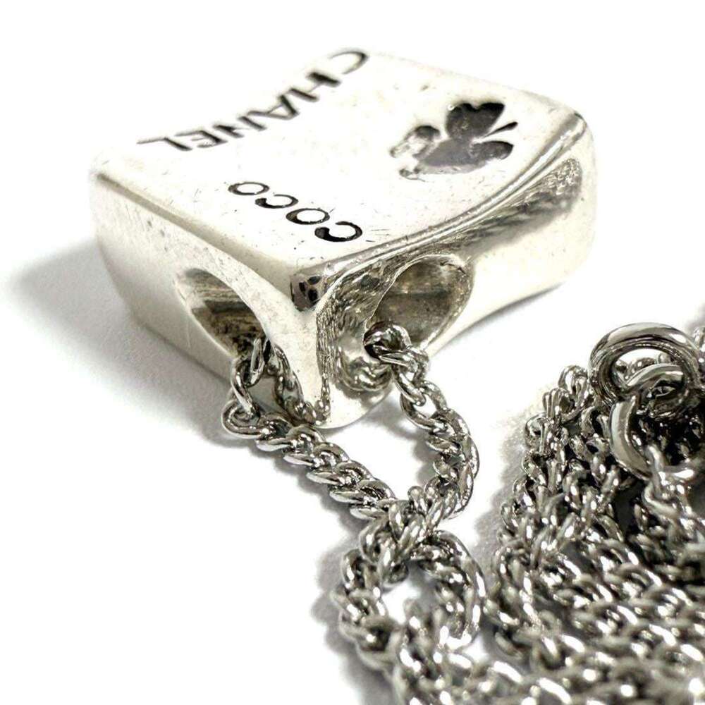 CHANEL Authentic Silver Necklace - Picture 7 of 10